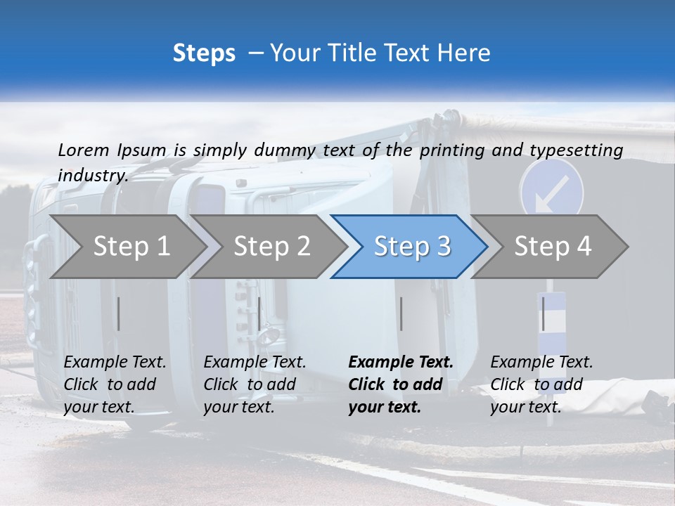 Danger Summer Freight PowerPoint Template