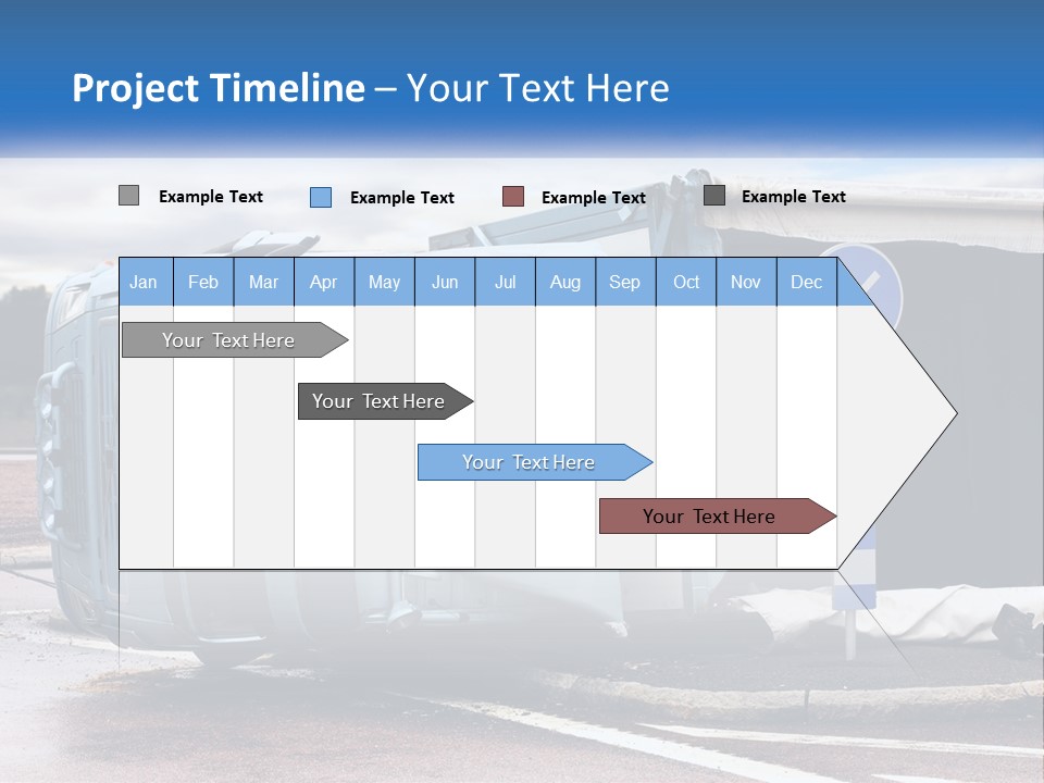 Danger Summer Freight PowerPoint Template