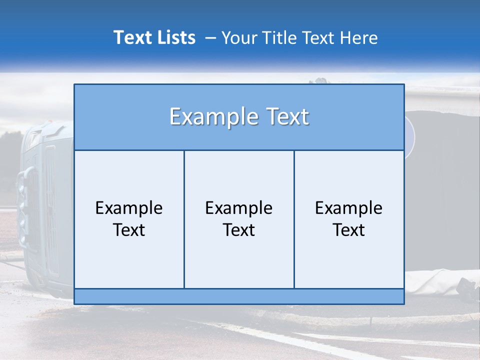 Danger Summer Freight PowerPoint Template