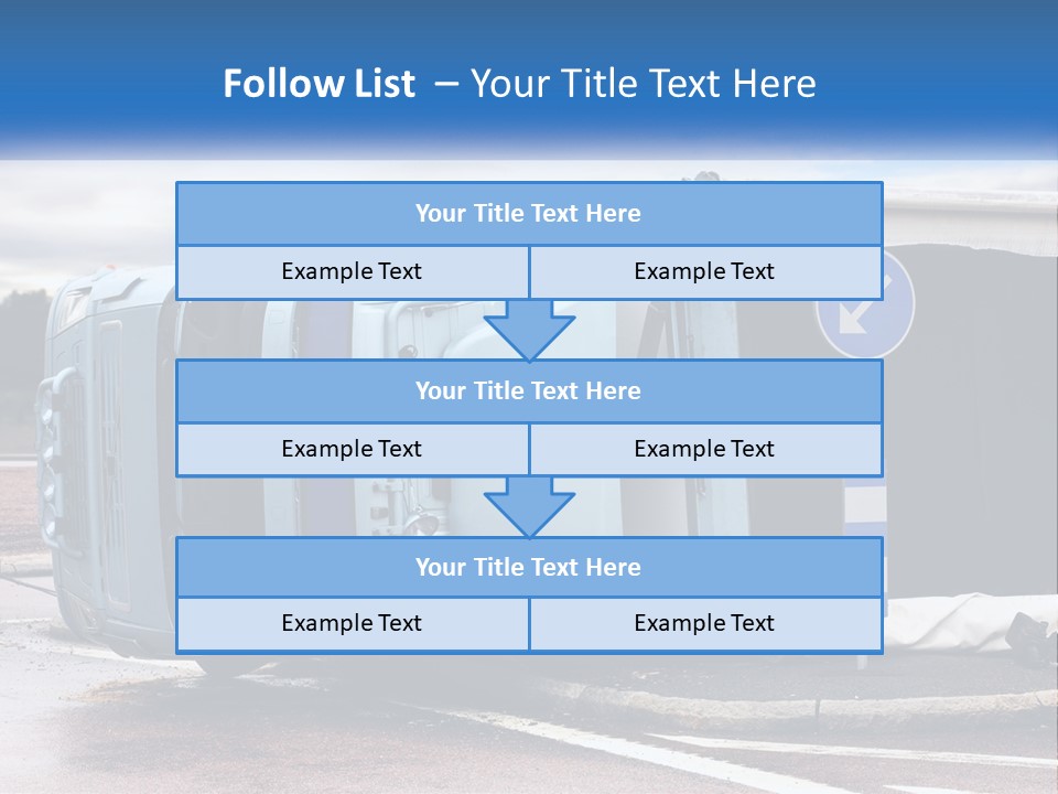 Danger Summer Freight PowerPoint Template