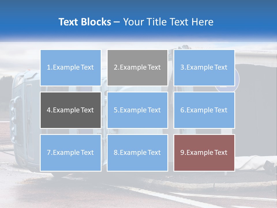 Danger Summer Freight PowerPoint Template