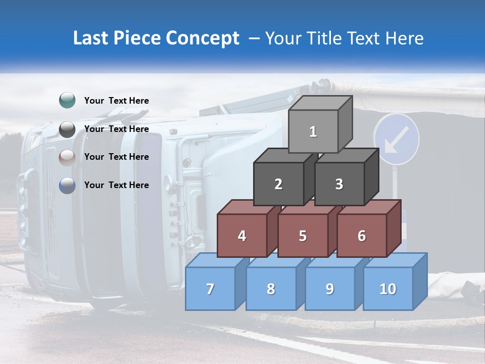 Danger Summer Freight PowerPoint Template