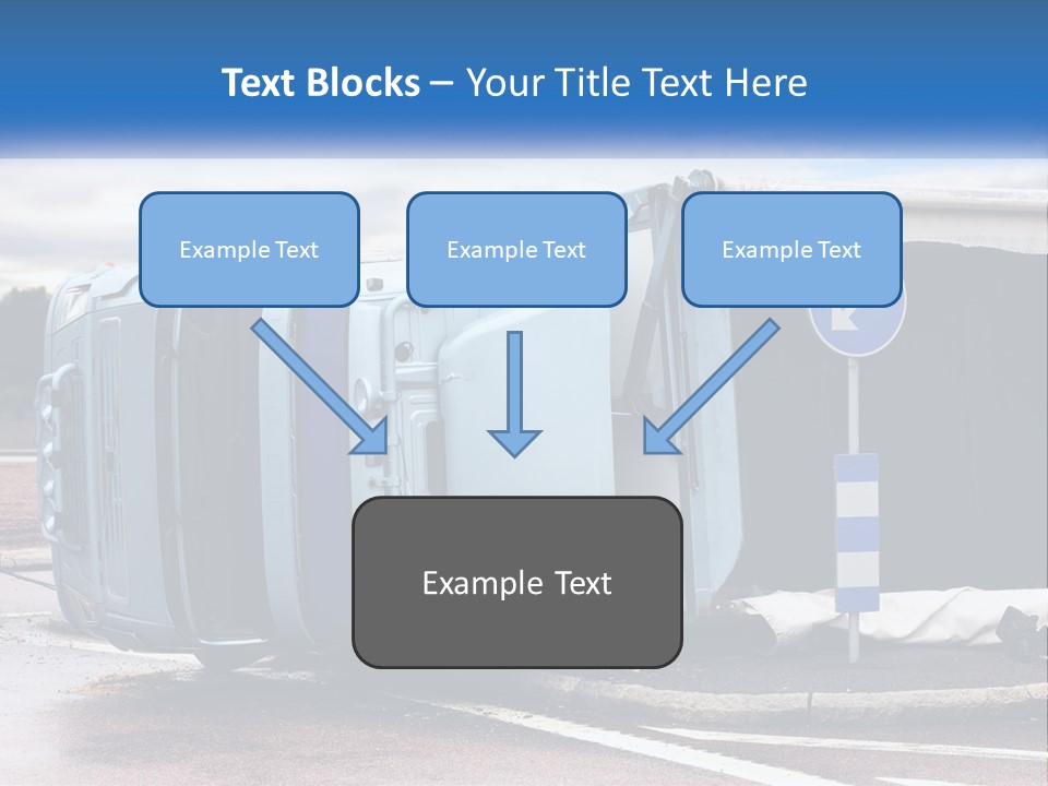 Danger Summer Freight PowerPoint Template