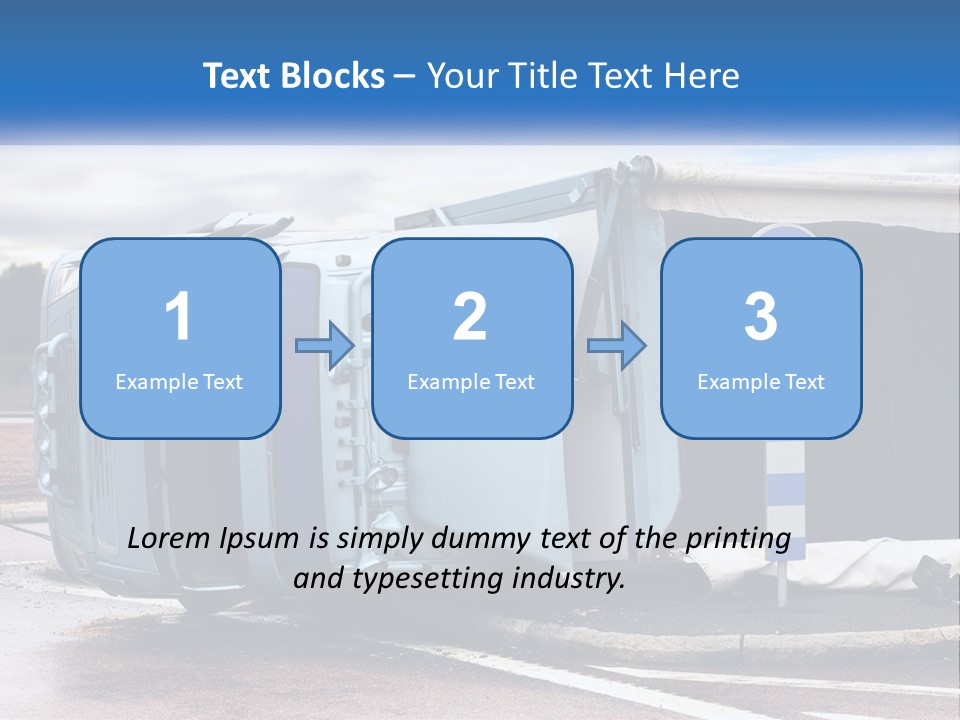 Danger Summer Freight PowerPoint Template