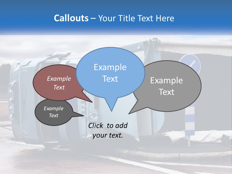 Danger Summer Freight PowerPoint Template