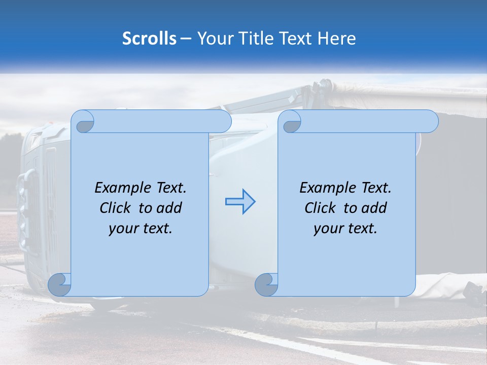 Danger Summer Freight PowerPoint Template
