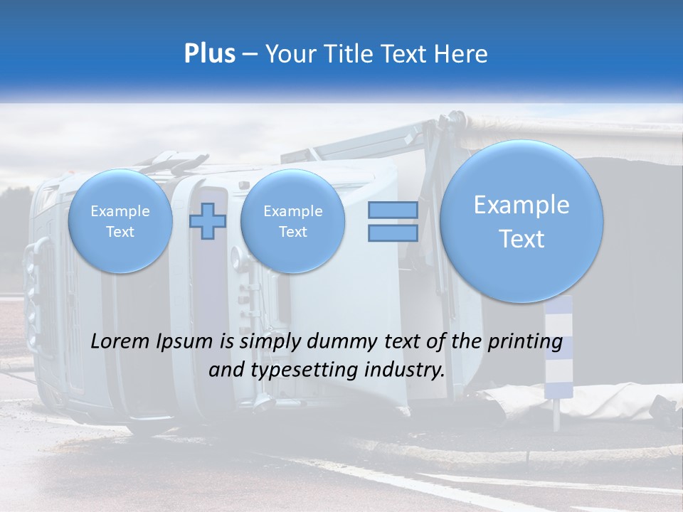 Danger Summer Freight PowerPoint Template