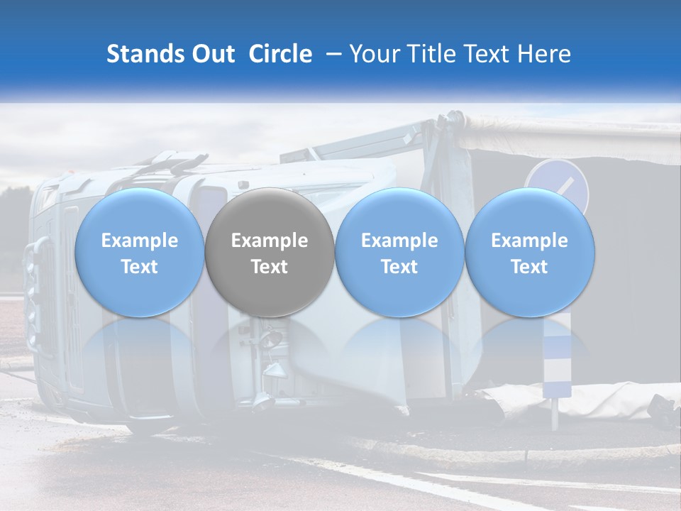 Danger Summer Freight PowerPoint Template