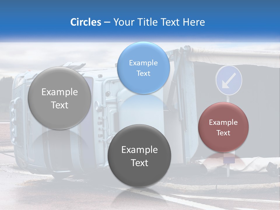 Danger Summer Freight PowerPoint Template