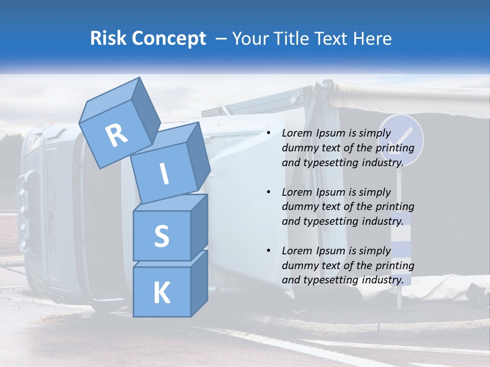 Danger Summer Freight PowerPoint Template