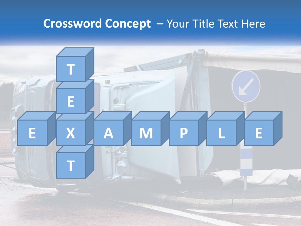 Danger Summer Freight PowerPoint Template