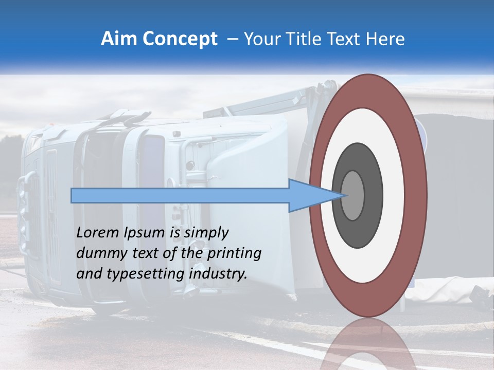 Danger Summer Freight PowerPoint Template