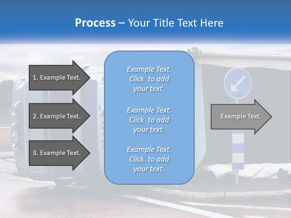 Danger Summer Freight PowerPoint Template