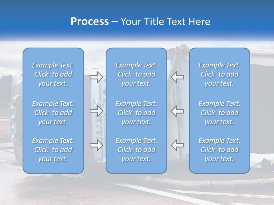 Danger Summer Freight PowerPoint Template