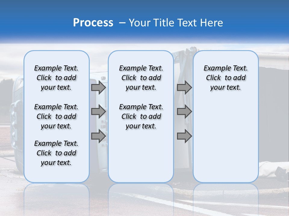 Danger Summer Freight PowerPoint Template