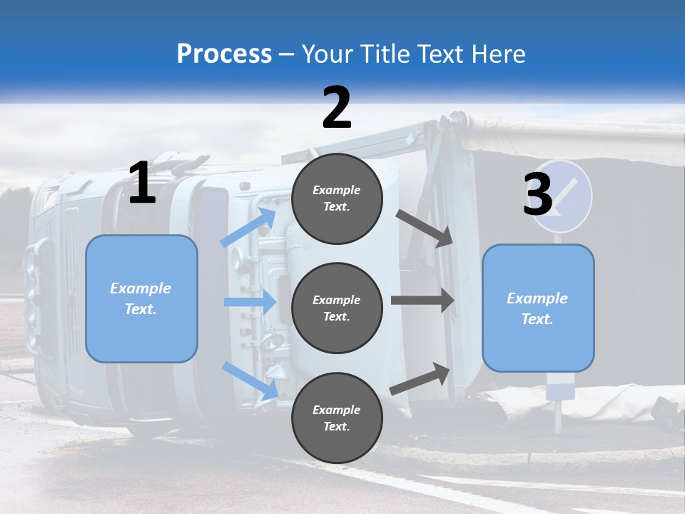 Danger Summer Freight PowerPoint Template