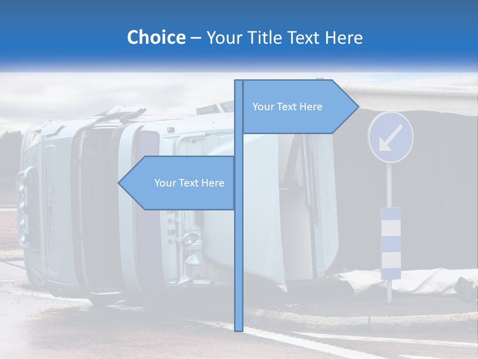 Danger Summer Freight PowerPoint Template