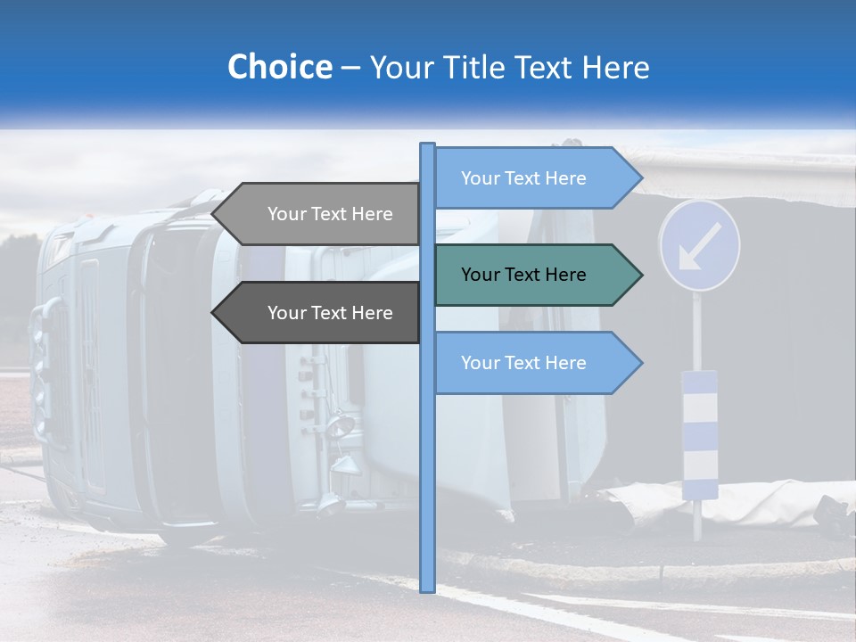 Danger Summer Freight PowerPoint Template