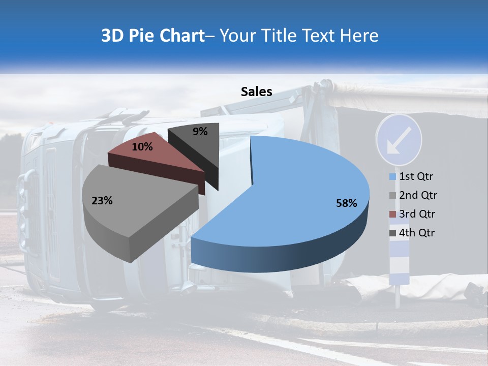Danger Summer Freight PowerPoint Template
