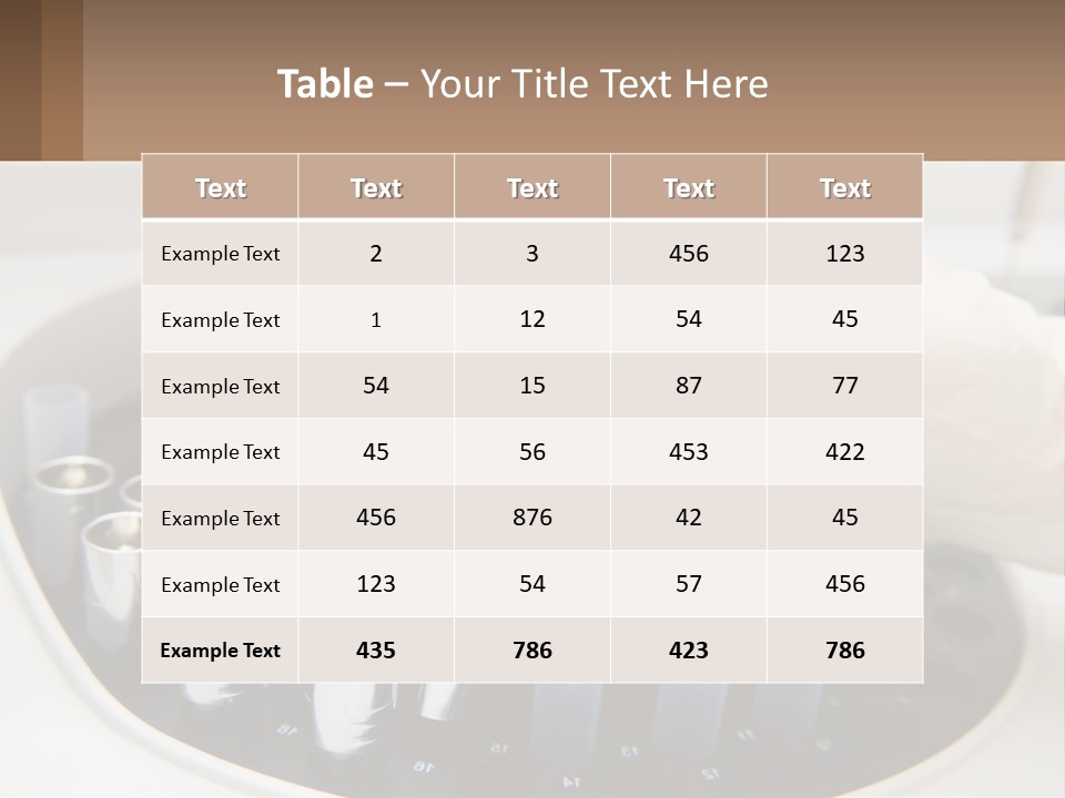 Test Biomedical Medicine PowerPoint Template
