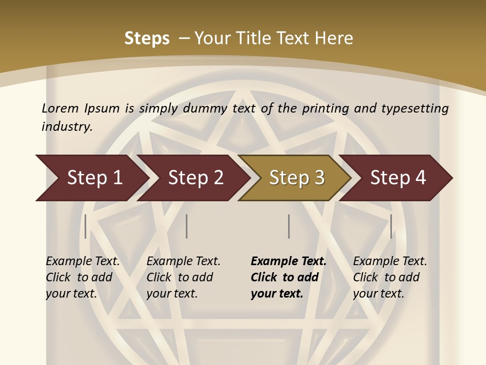 Sacred Gurdjieff Psychology PowerPoint Template