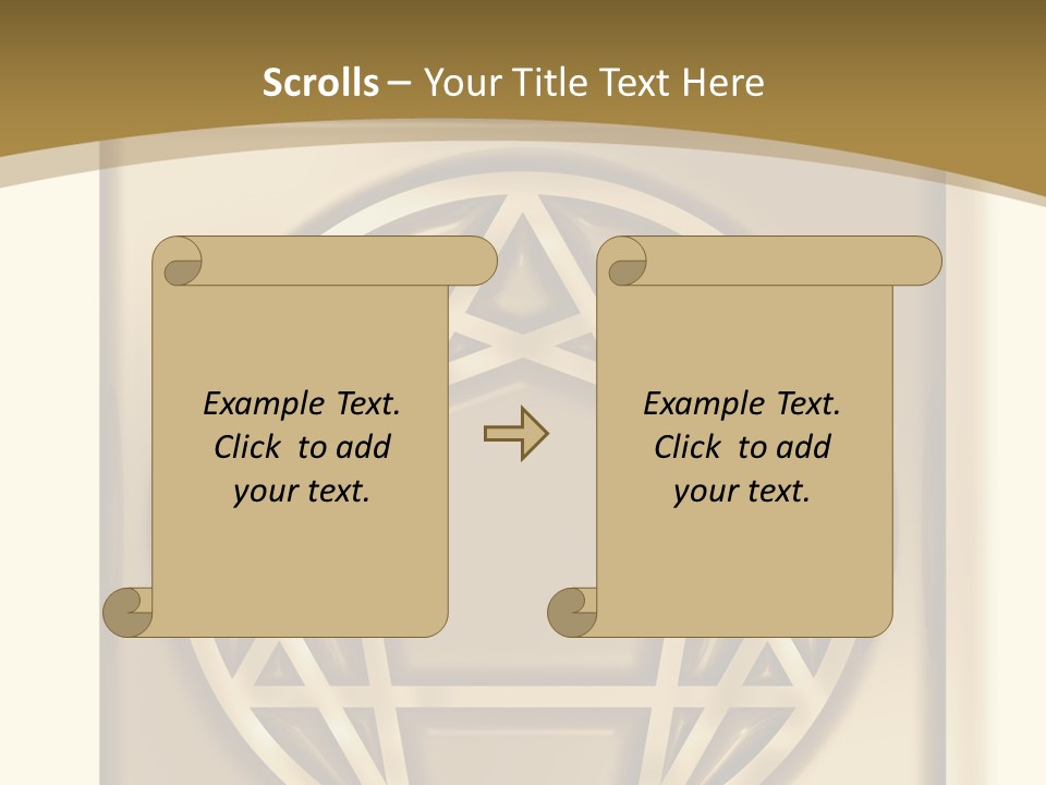 Sacred Gurdjieff Psychology PowerPoint Template