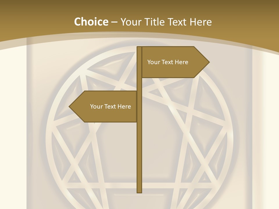 Sacred Gurdjieff Psychology PowerPoint Template