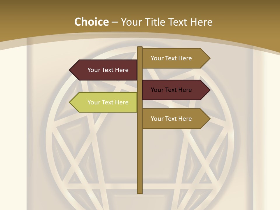 Sacred Gurdjieff Psychology PowerPoint Template