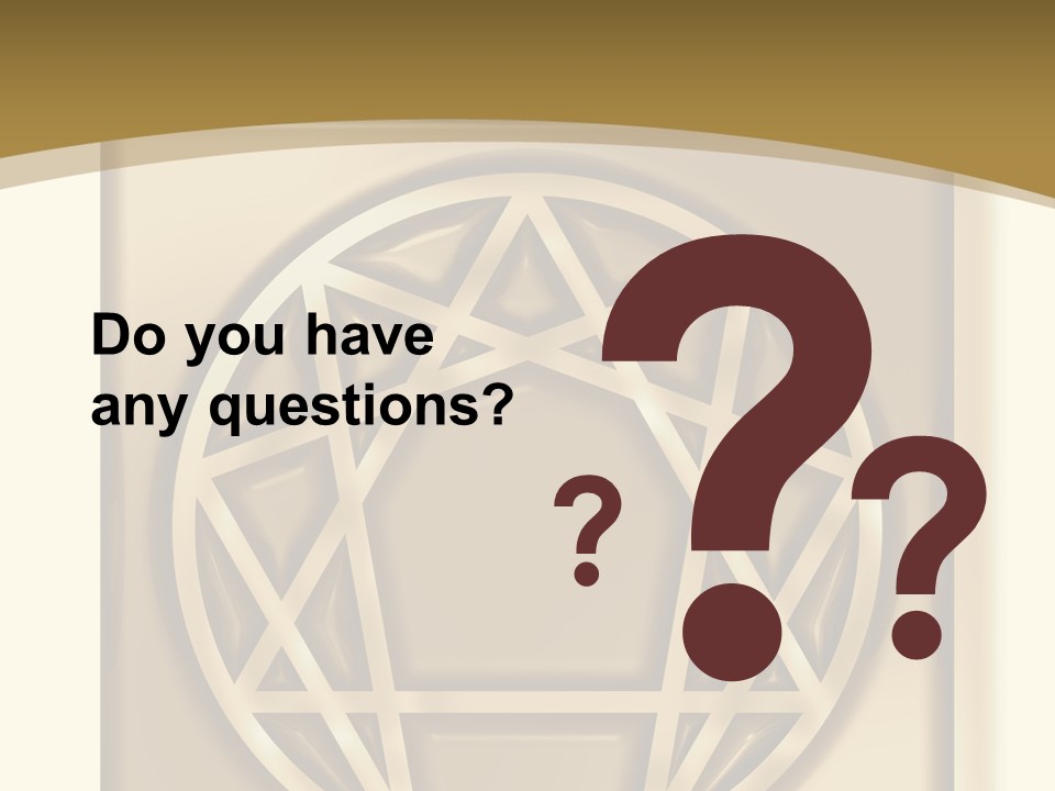 Sacred Gurdjieff Psychology PowerPoint Template