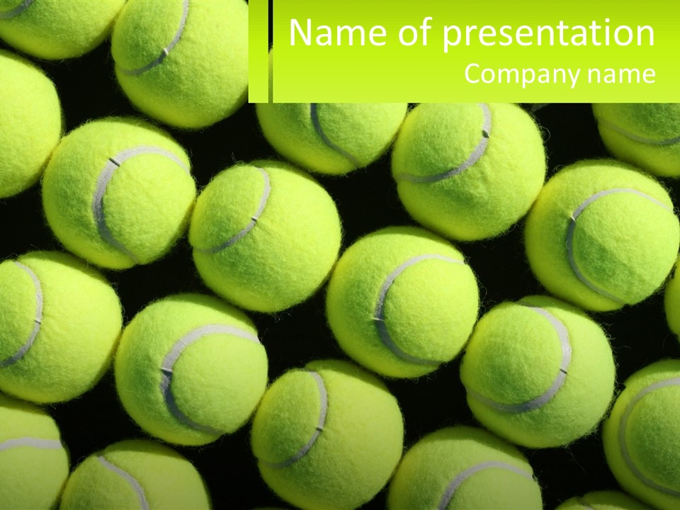 Tenis Tennis Exercise PowerPoint Template