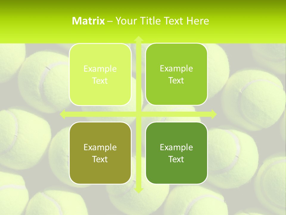 Tenis Tennis Exercise PowerPoint Template