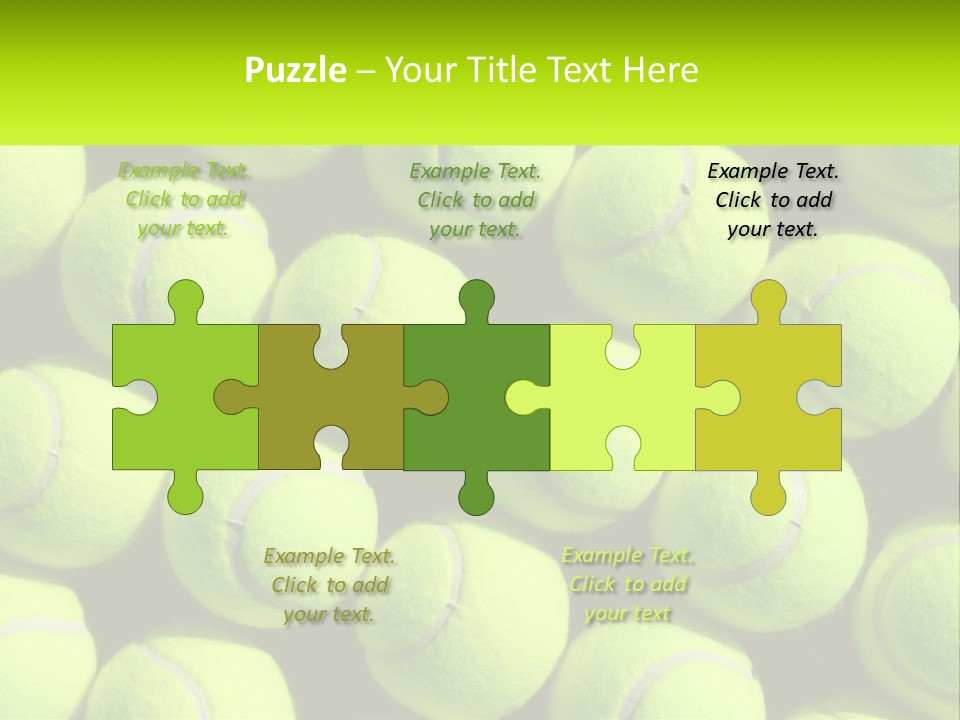 Tenis Tennis Exercise PowerPoint Template