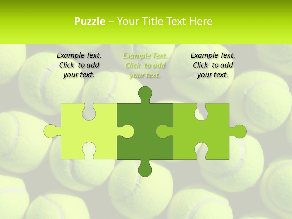 Tenis Tennis Exercise PowerPoint Template