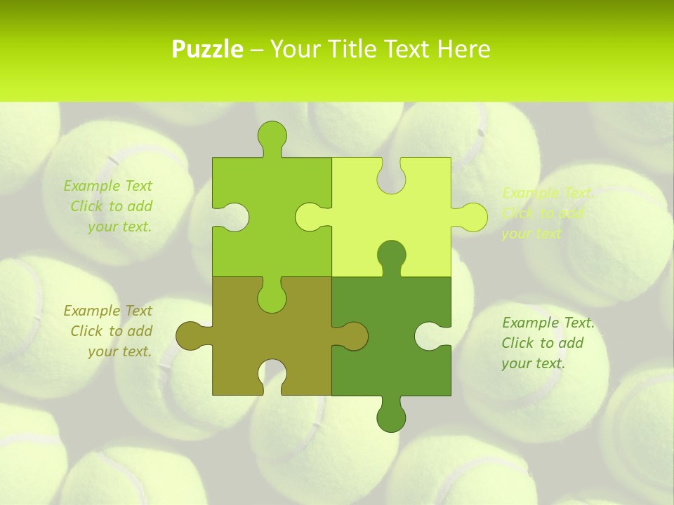 Tenis Tennis Exercise PowerPoint Template