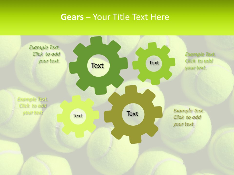 Tenis Tennis Exercise PowerPoint Template