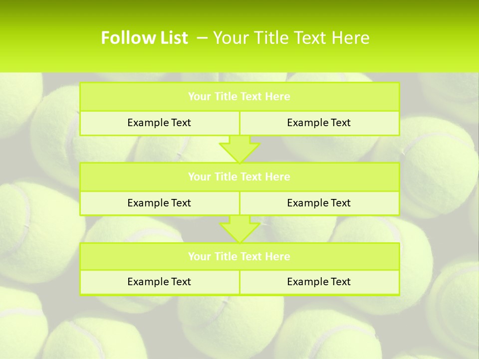 Tenis Tennis Exercise PowerPoint Template