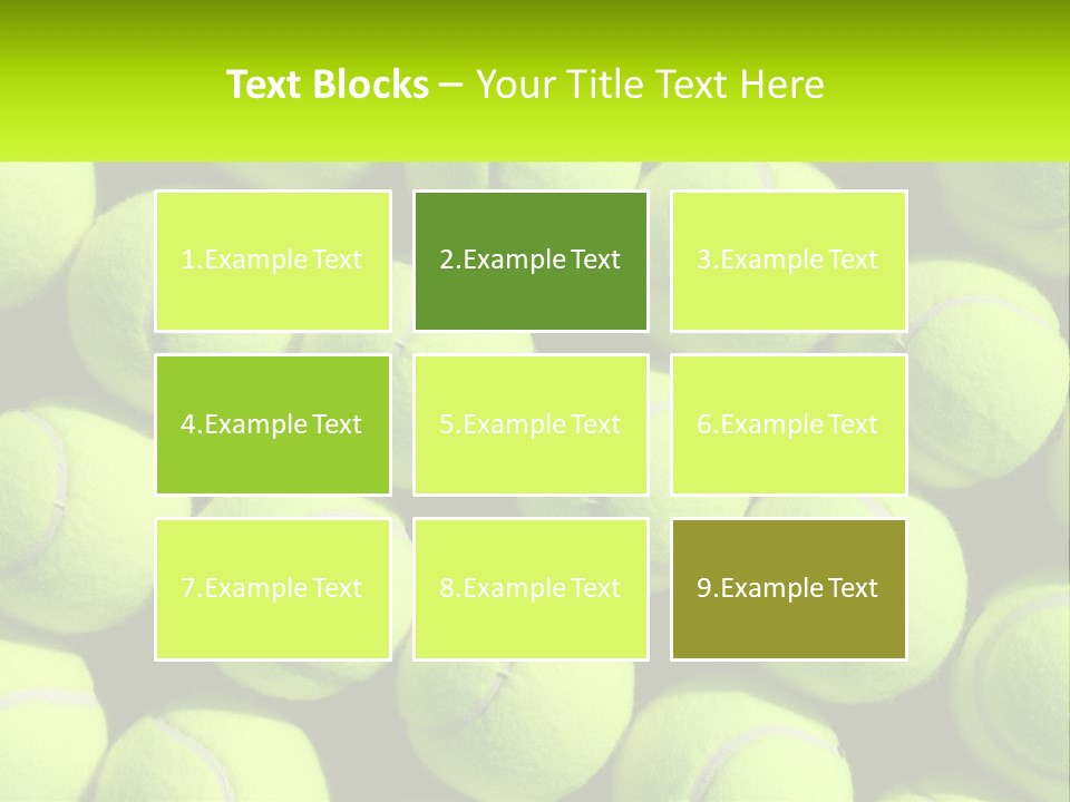 Tenis Tennis Exercise PowerPoint Template