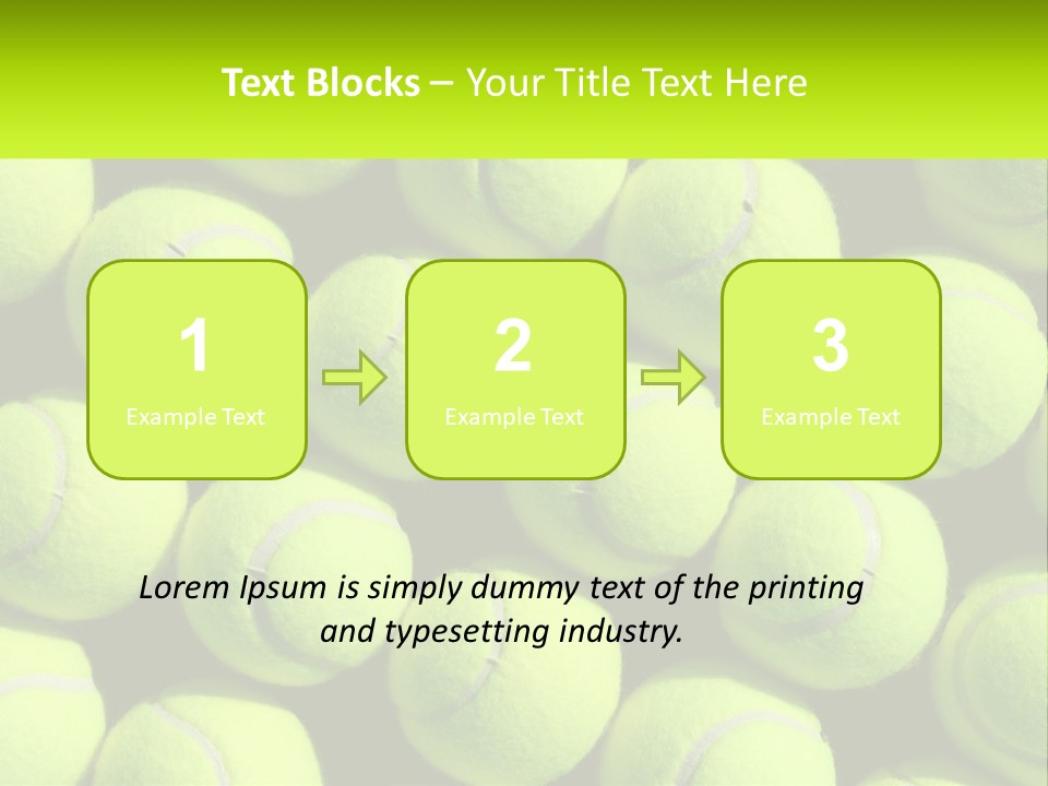 Tenis Tennis Exercise PowerPoint Template