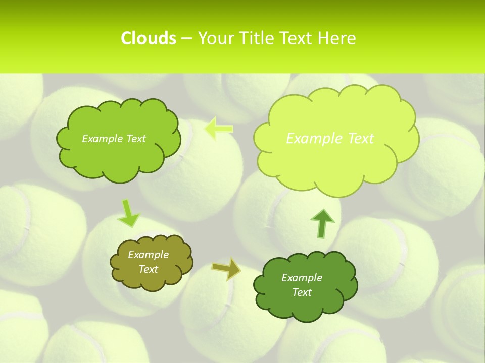 Tenis Tennis Exercise PowerPoint Template