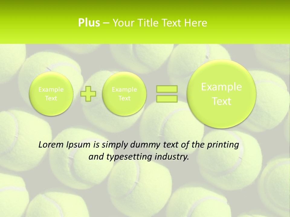 Tenis Tennis Exercise PowerPoint Template