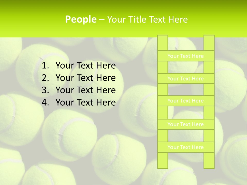 Tenis Tennis Exercise PowerPoint Template