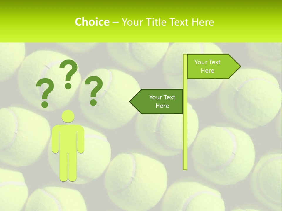 Tenis Tennis Exercise PowerPoint Template
