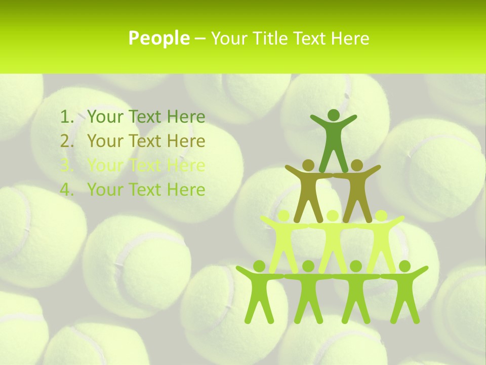 Tenis Tennis Exercise PowerPoint Template