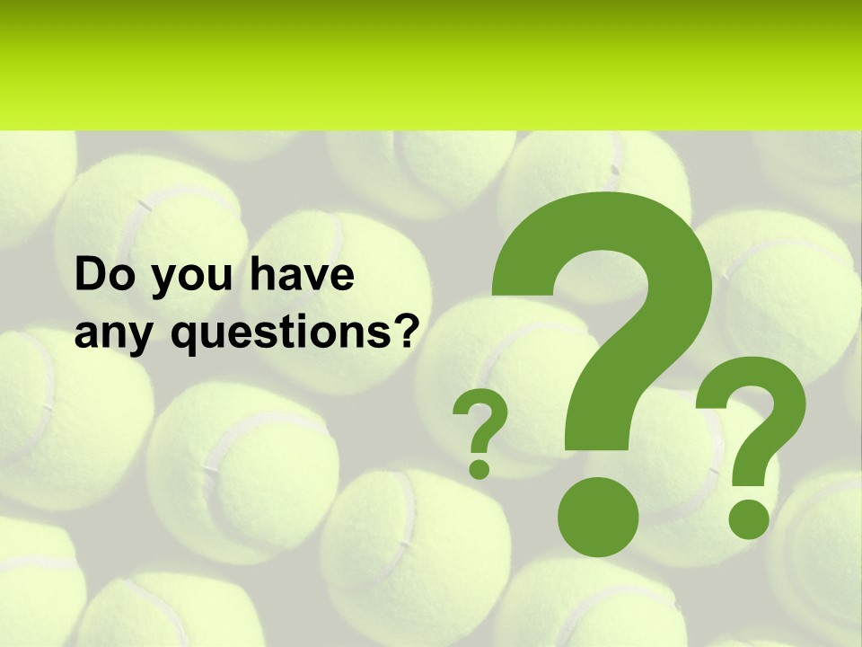 Tenis Tennis Exercise PowerPoint Template