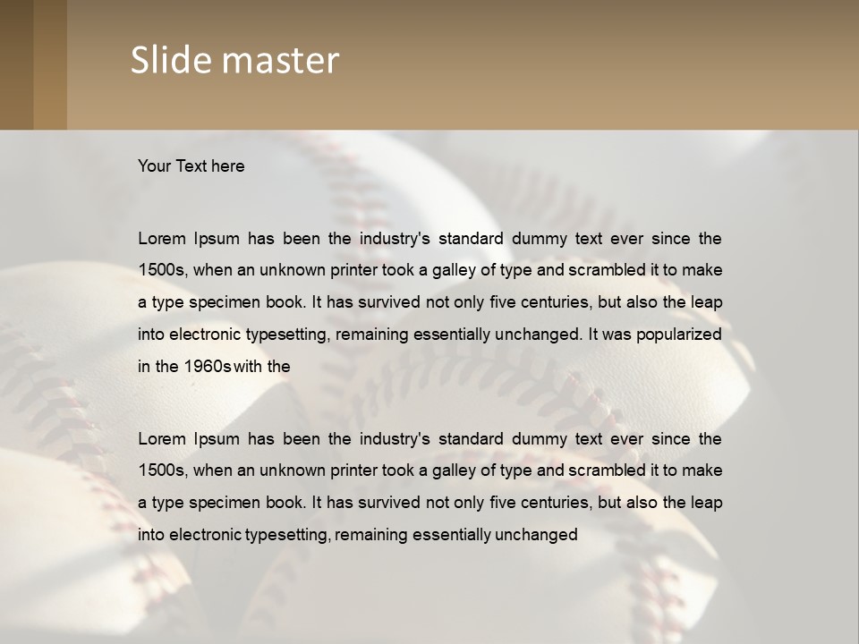 Winning Life Athletic PowerPoint Template