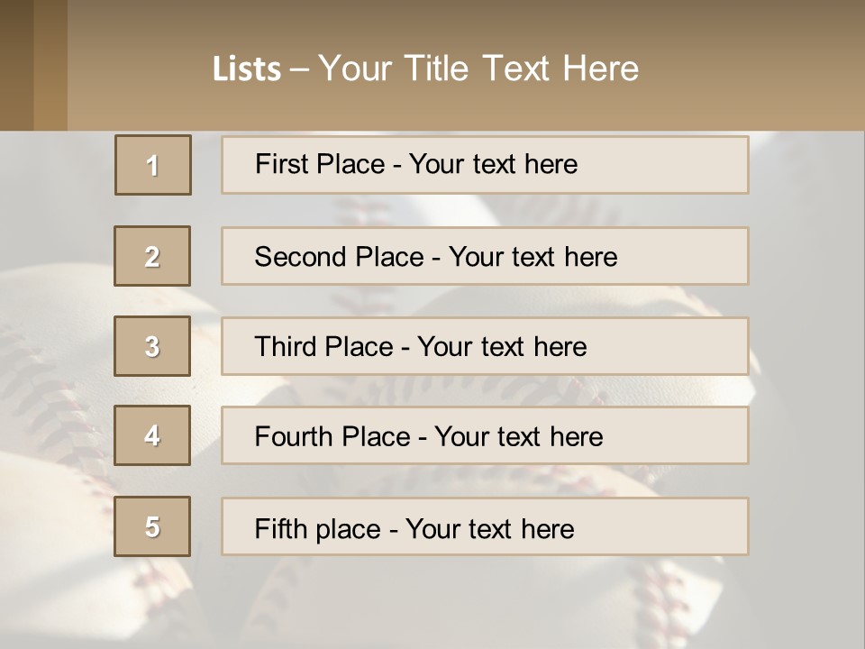 Winning Life Athletic PowerPoint Template