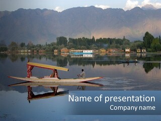 Kashmir Seller Lake PowerPoint Template