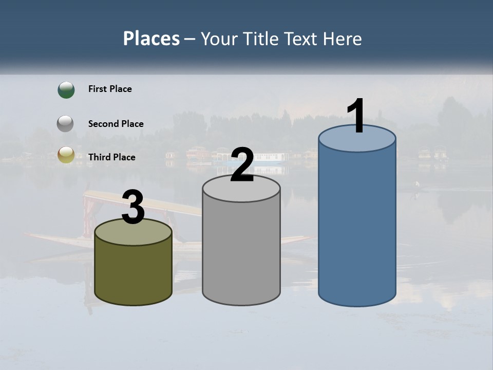 Kashmir Seller Lake PowerPoint Template