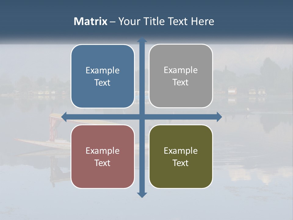 Kashmir Seller Lake PowerPoint Template