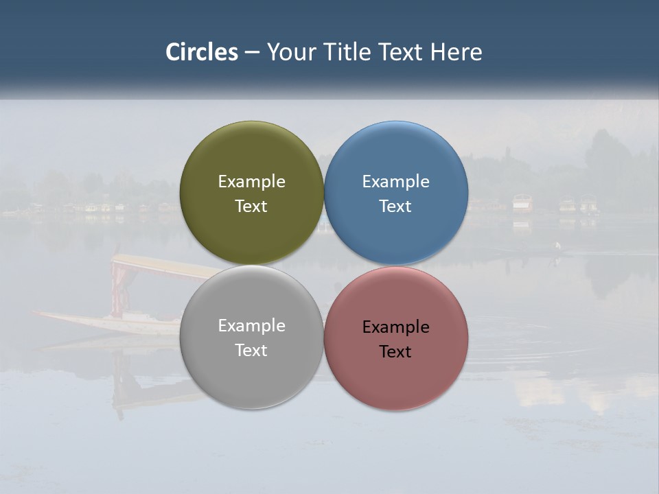 Kashmir Seller Lake PowerPoint Template